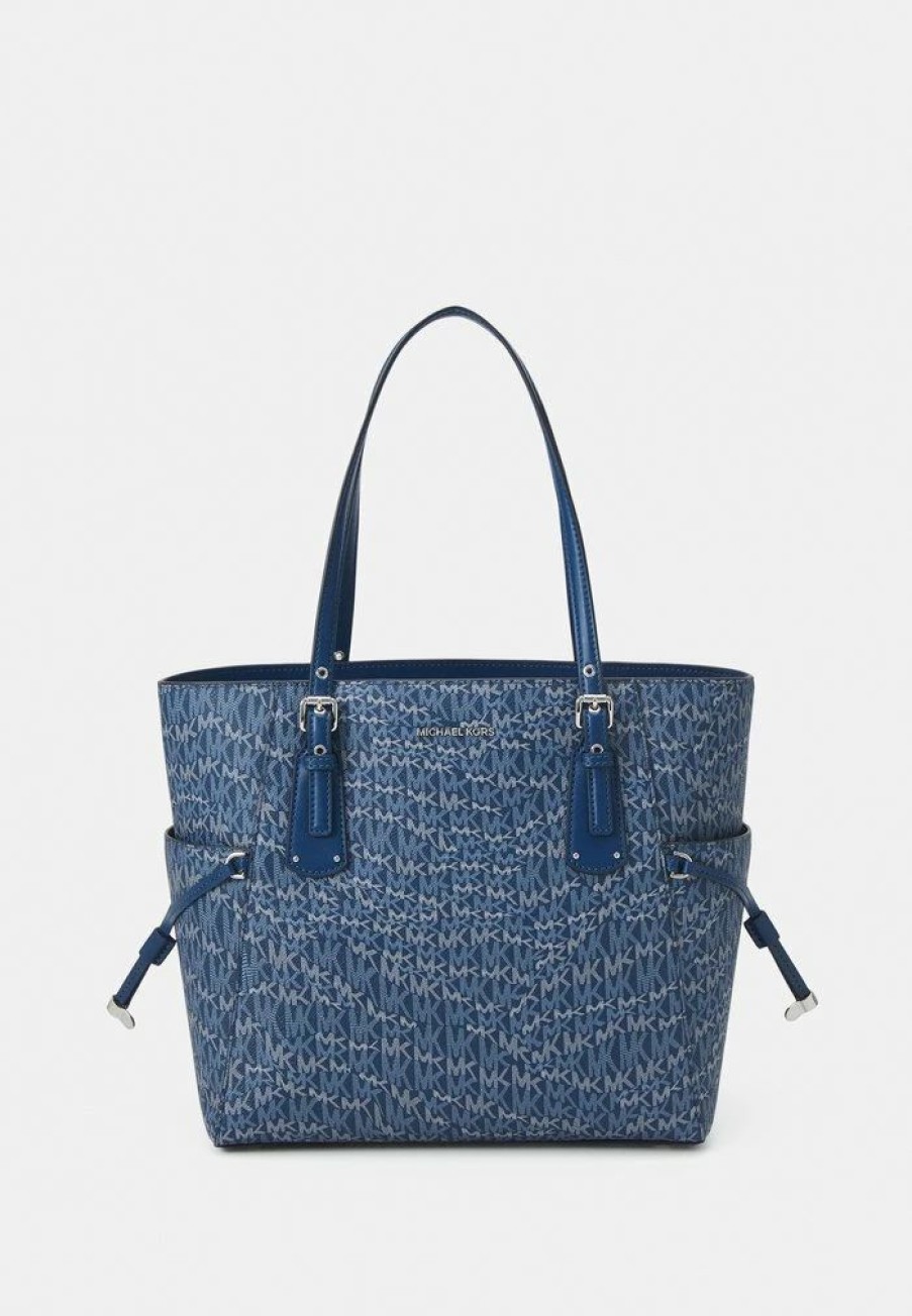 New Michael Michael Kors Voyager Tote Tote Bag Blue