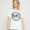 Hot Michael Michael Kors Print T-Shirt White