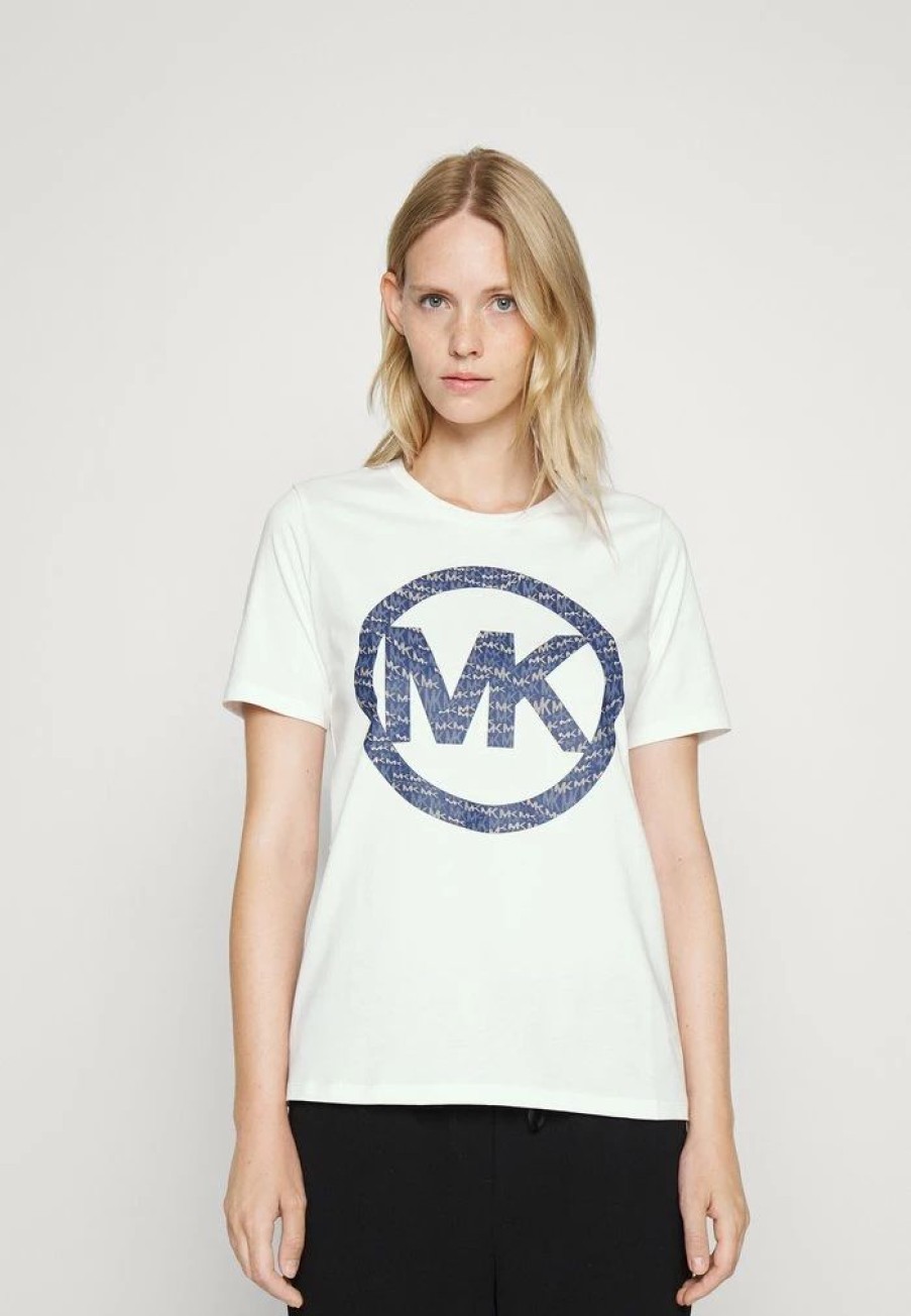 Hot Michael Michael Kors Print T-Shirt White