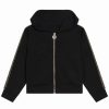 Clearance Michael Michael Kors Zip-Up Sweatshirt Black