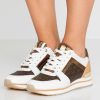 Clearance Michael Michael Kors Billie Trainer Trainers Optic White/Brown