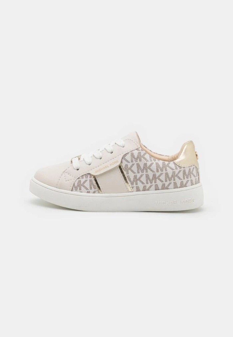 Best Michael Michael Kors Jem Selene Trainers Vanilla/Gold