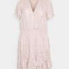 Online Michael Michael Kors Palm Julia Wrap Day Dress Rosewater