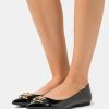 New Michael Michael Kors Rory Flex Flat Ballet Pumps Black