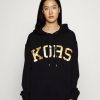 Clearance Michael Michael Kors Terry Kors Zip Hoodie Hoodie Black