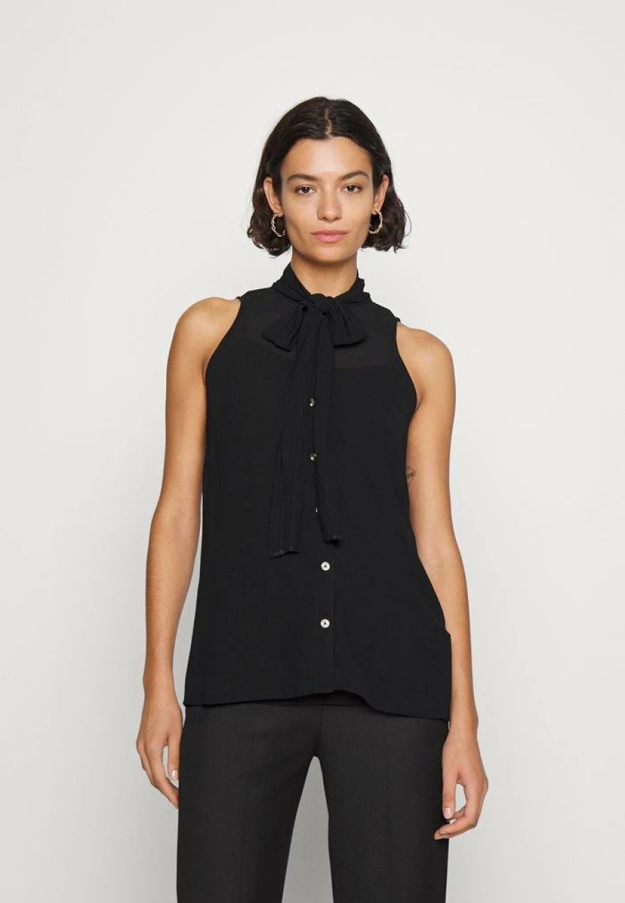 Wholesale Michael Michael Kors Bow Blouse Button-Down Blouse Black