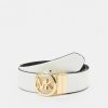 Online Michael Michael Kors Reversible Belt Belt Optic White/Black/Gold-Coloured