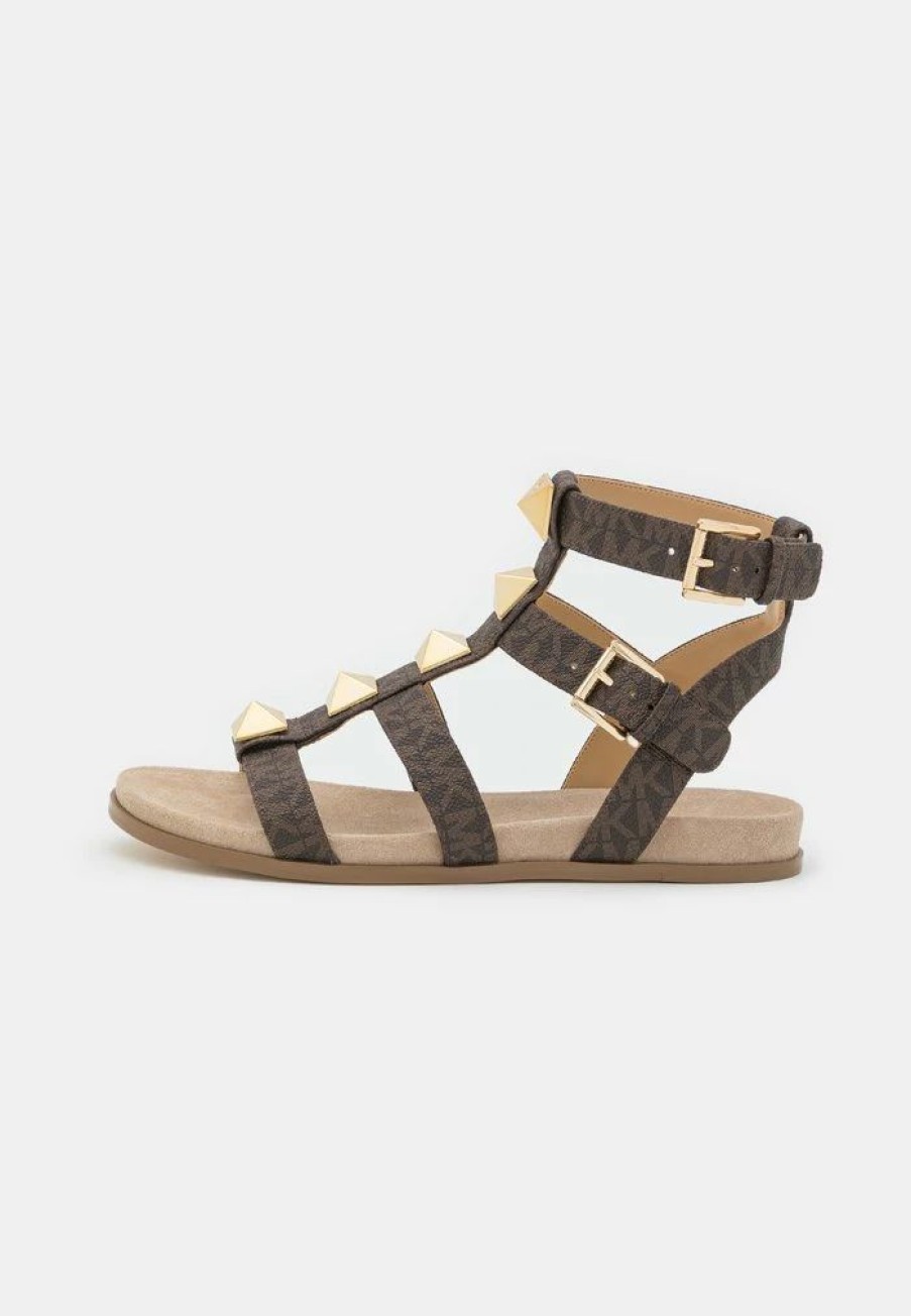 Clearance Michael Michael Kors Wren Gladiator Sandals Brown