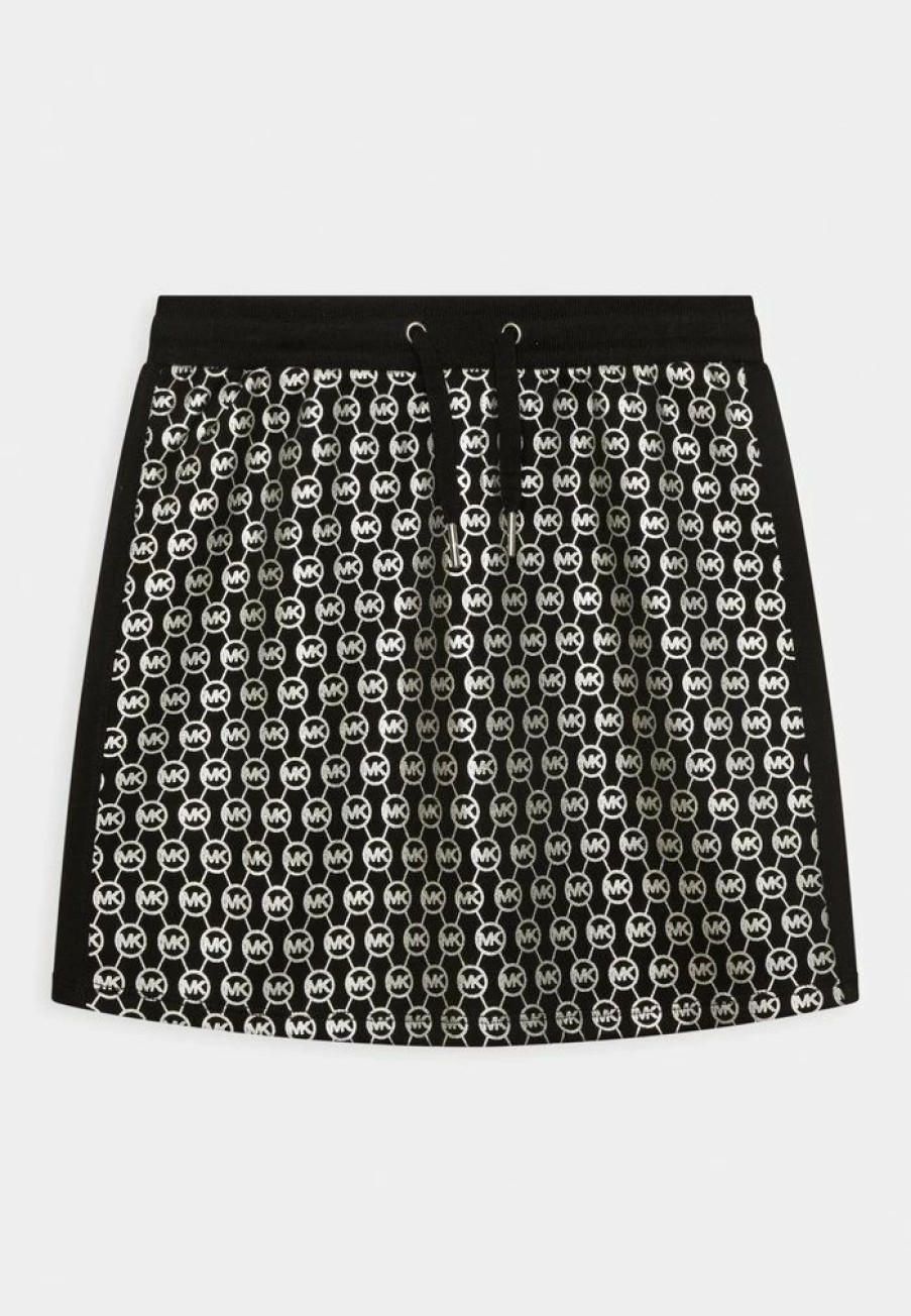 Online Michael Michael Kors Mini Skirt Blackcharcoal Grey