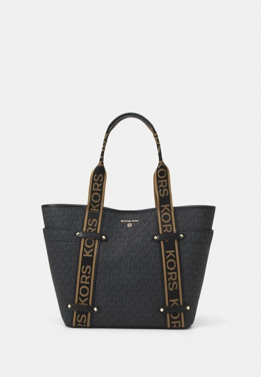 Best Michael Michael Kors Maeve Open Tote Tote Bag Black