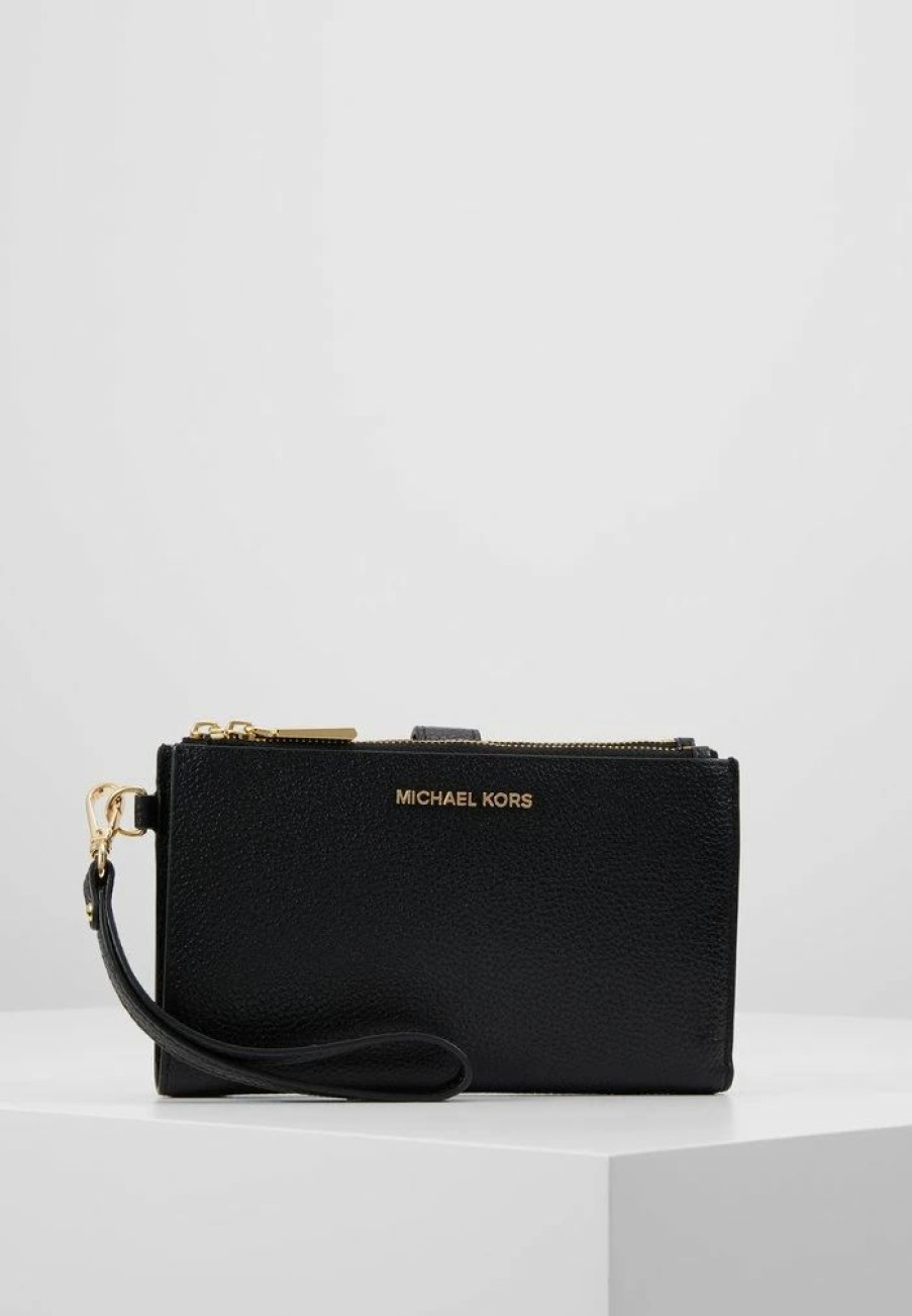 Wholesale Michael Michael Kors Jet Wristlet Wallet Black