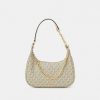 Best Michael Michael Kors Piper Pouchette Handbag Pale Gold-Coloured