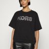 Wholesale Michael Michael Kors Print T-Shirt Black