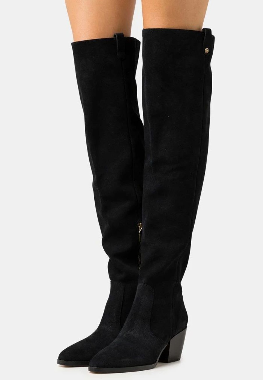 Clearance Michael Michael Kors Harlow Over-The-Knee Boots Black