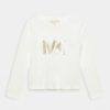 New Michael Michael Kors Long Sleeve Tee Long Sleeved Top Offwhite