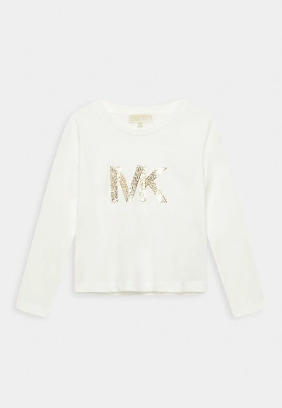 New Michael Michael Kors Long Sleeve Tee Long Sleeved Top Offwhite