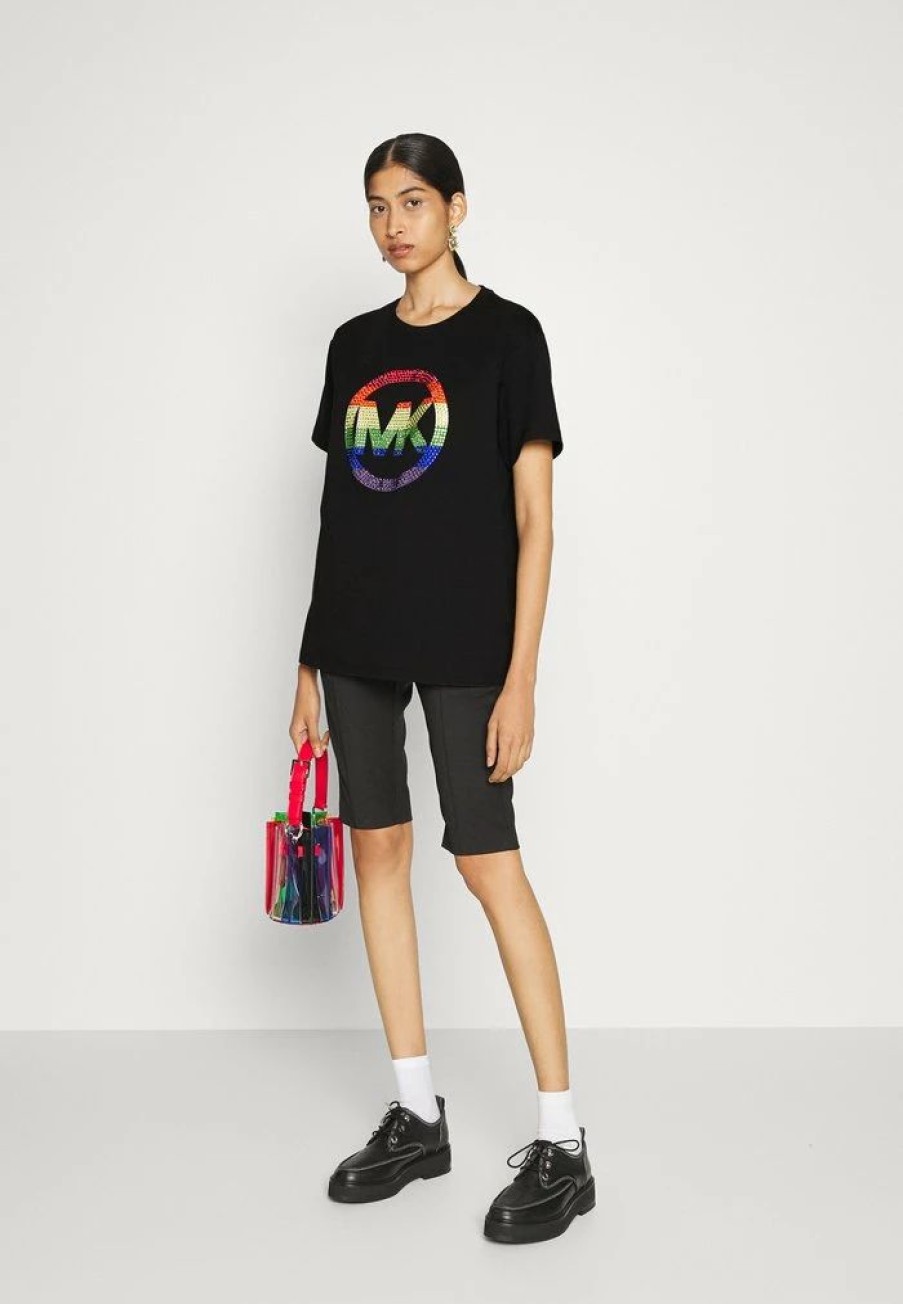 Wholesale Michael Michael Kors Pride Rainbow Top Black