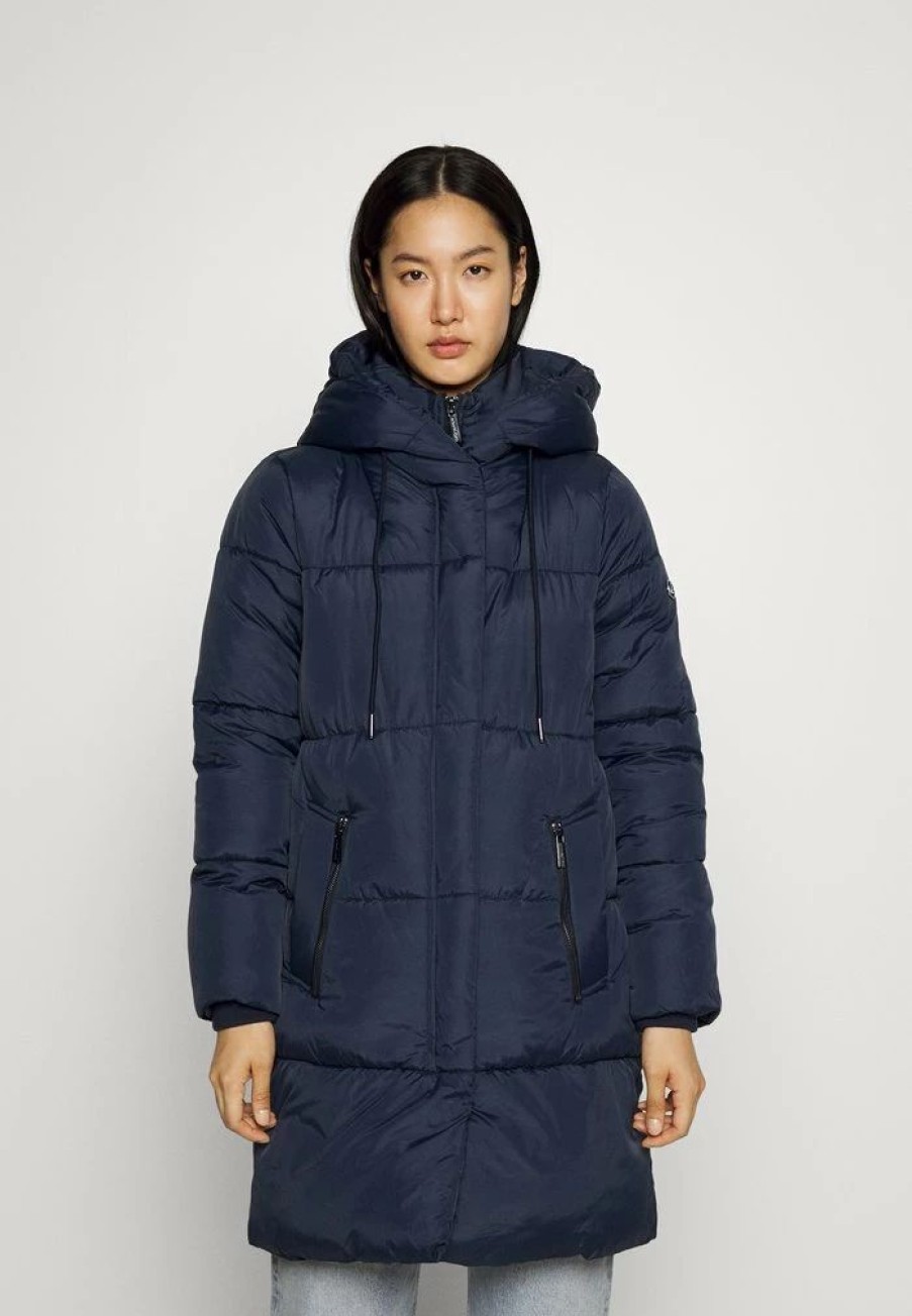 Best Michael Michael Kors 3/4 Length Puffer Winter Coat Midnight