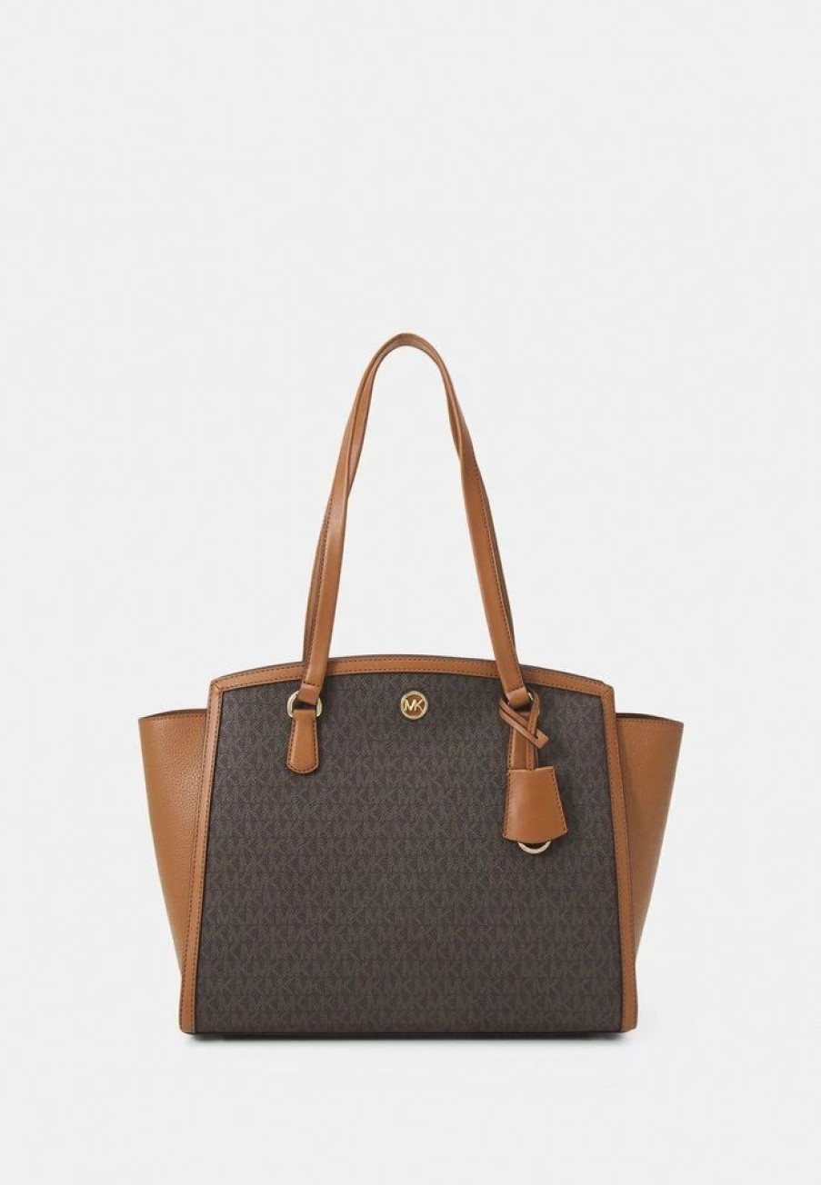 Best Michael Michael Kors Chantal Tote Tote Bag Brown/Acorn