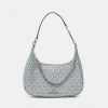 Clearance Michael Michael Kors Piper Pouchette Handbag Silver