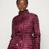 Wholesale Michael Michael Kors Eco Dot Packable Down Jacket Dark Ruby