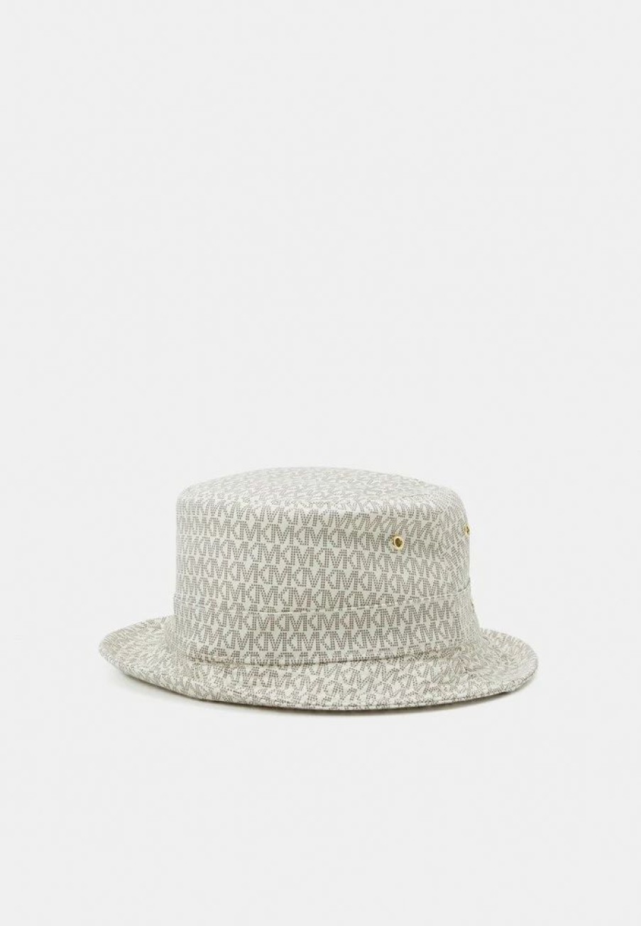 Online Michael Michael Kors Block Logo Bucket Hat Hat Bone