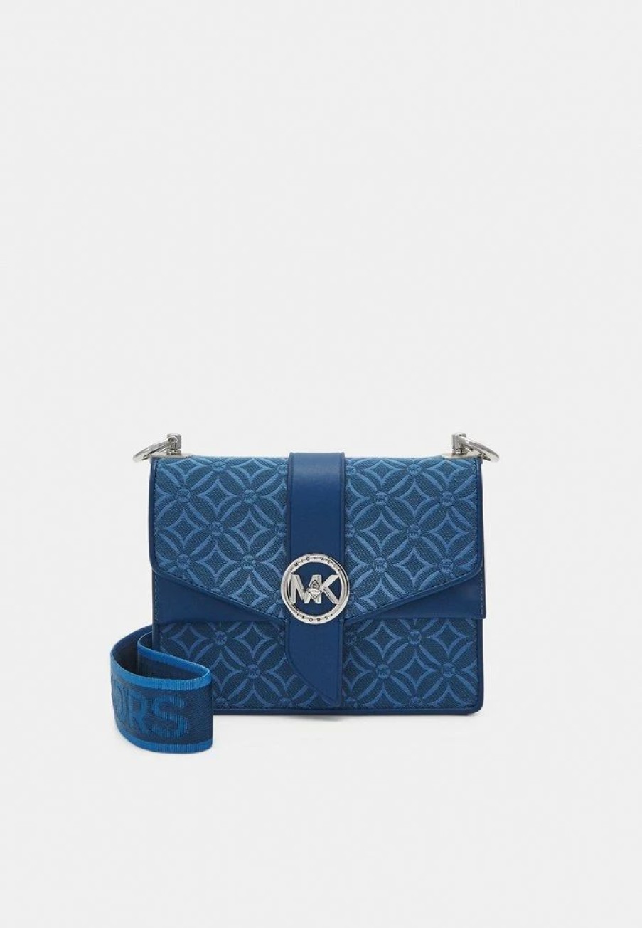 Online Michael Michael Kors Greenwich Across Body Bag Blue