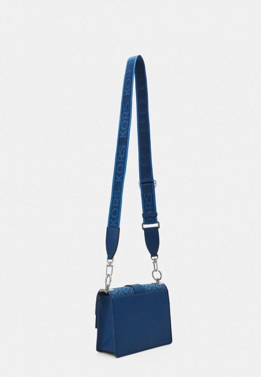 Online Michael Michael Kors Greenwich Across Body Bag Blue