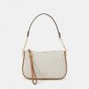 Clearance Michael Michael Kors Jet Set Charm Pouchette Handbag Beige