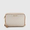 Best Michael Michael Kors Jet Set Crossbody Across Body Bag Vanilla