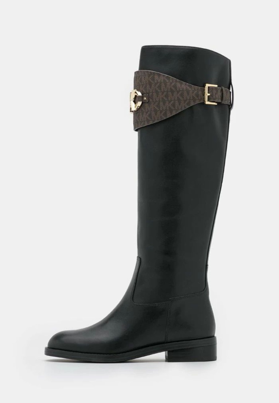 New Michael Michael Kors Izzy Boot Boots Black/Brown