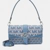 New Michael Michael Kors Greenwich Handbag Light Blue