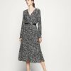 New Michael Michael Kors Floral Kate Day Dress Black/White