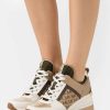 Clearance Michael Michael Kors Georgie Trainer Trainers Pale Gold