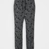 Clearance Michael Michael Kors Logo Pull On Pant Tracksuit Bottoms Black/White