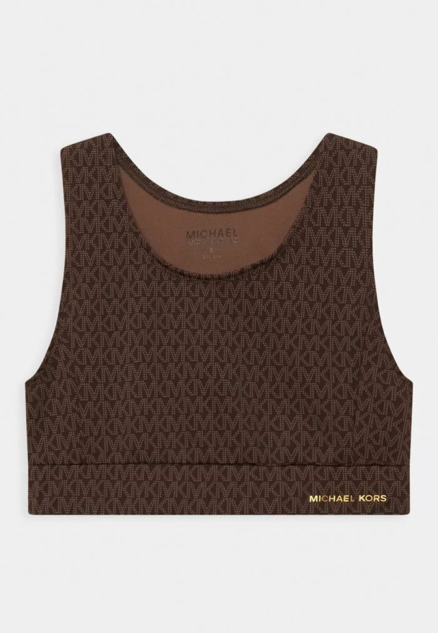 Clearance Michael Michael Kors Bustier Chocolate Brown