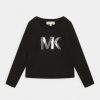 Hot Michael Michael Kors Long Sleeve Tee Long Sleeved Top Black