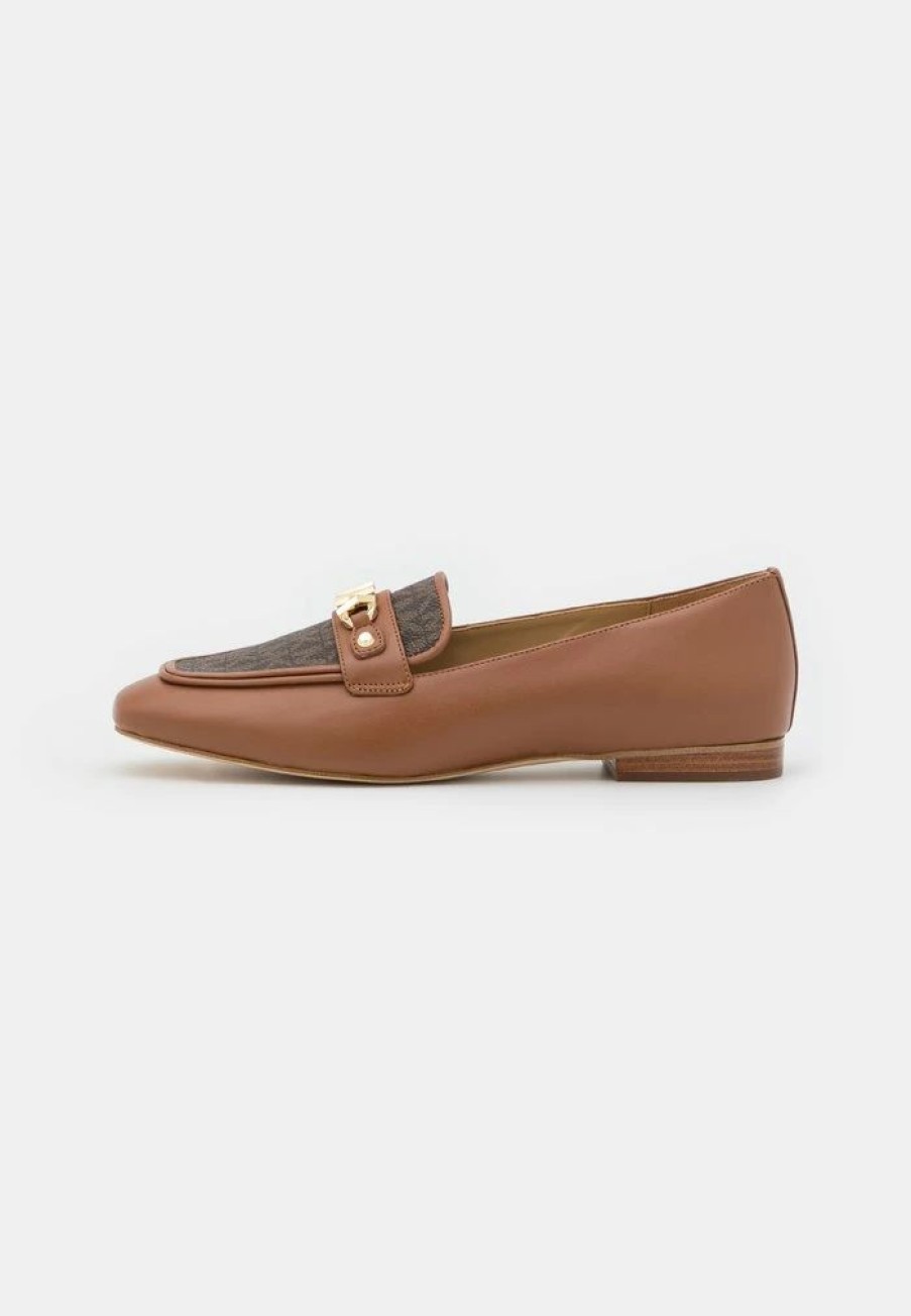 New Michael Michael Kors Farrah Loafer Slip-Ons Luggage