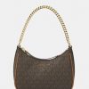 Online Michael Michael Kors Jet Set Charm Chain Pouchette Handbag Brown/Acorn