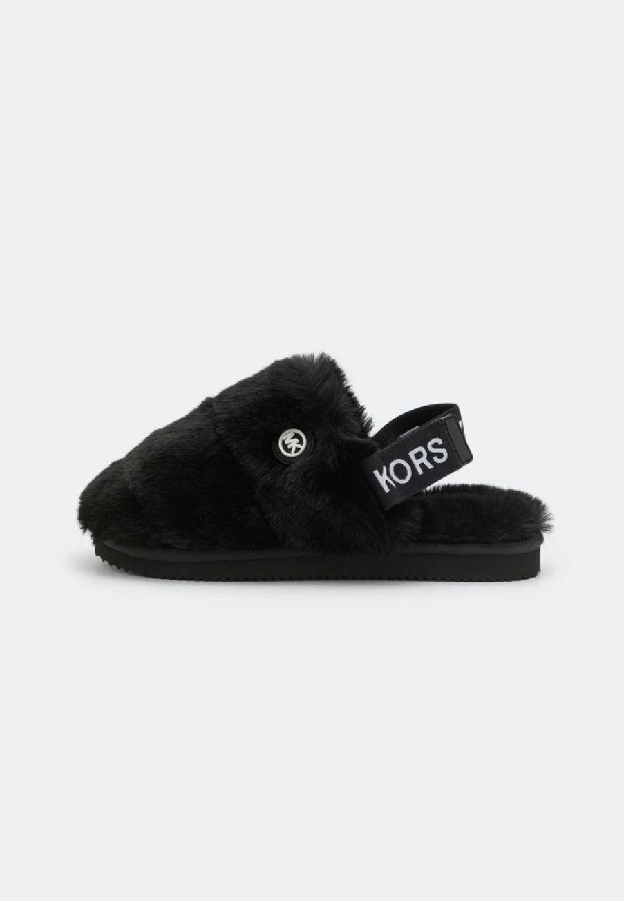 Online Michael Michael Kors Elsie Slippers Black