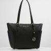 Wholesale Michael Michael Kors Jet Set Handbag Black/Silver