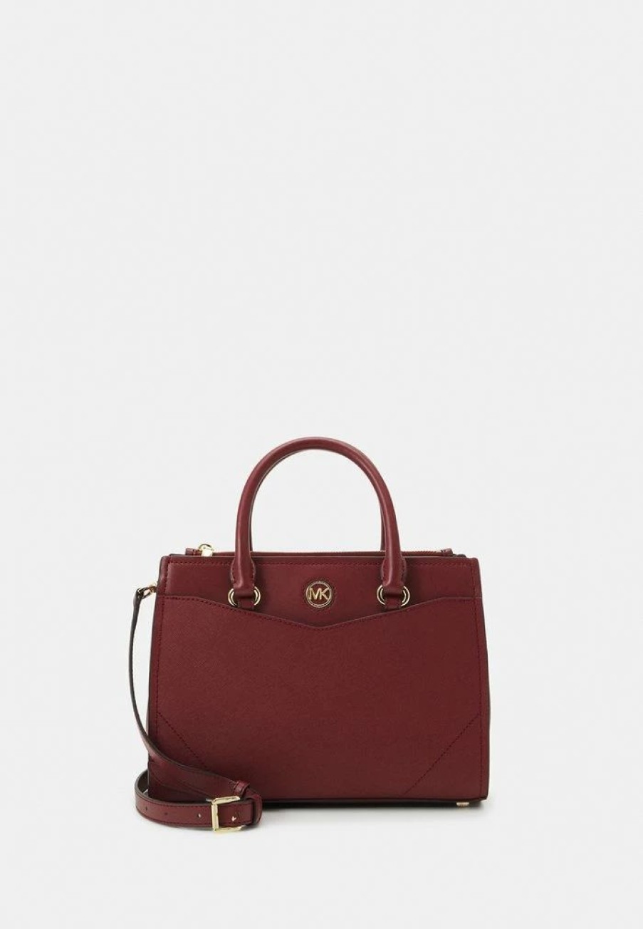 Online Michael Michael Kors Everly Satchel Handbag Bordeaux