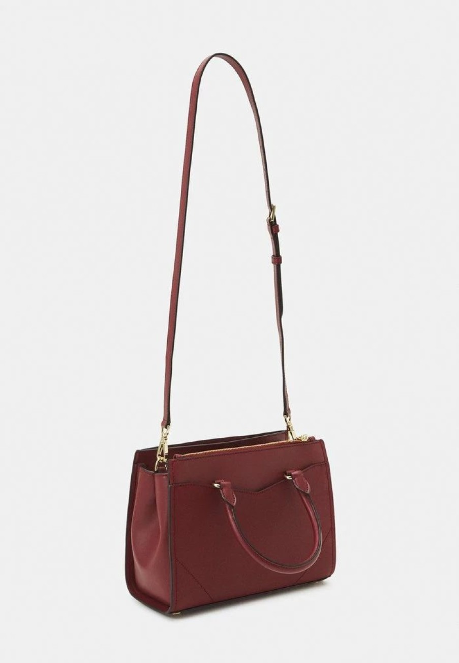 Online Michael Michael Kors Everly Satchel Handbag Bordeaux