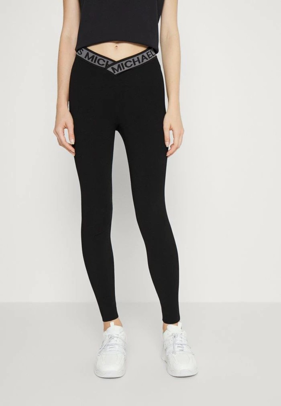 Wholesale Michael Michael Kors Tape Legging Leggings Trousers Black