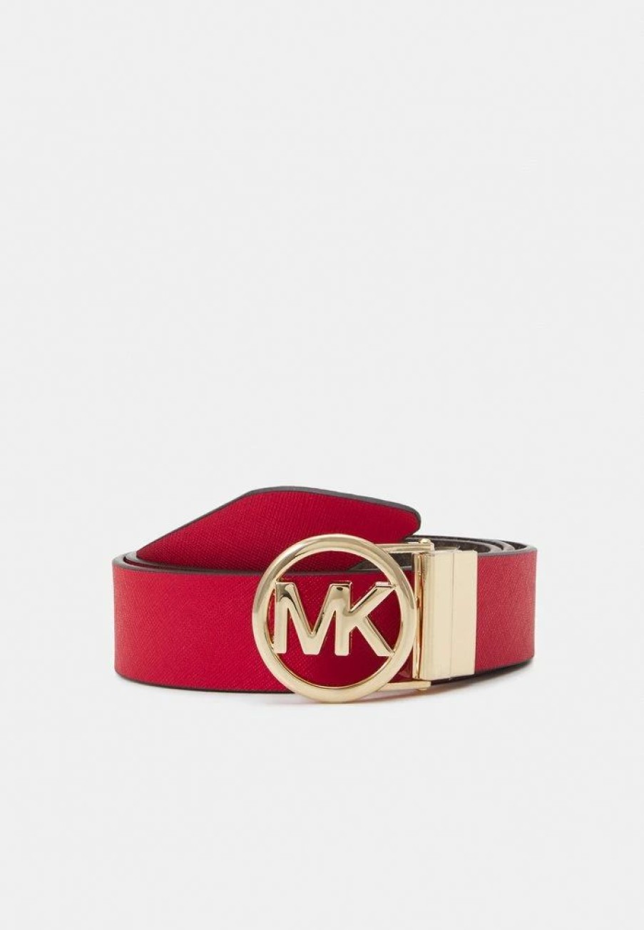 Wholesale Michael Michael Kors Reversible Belt Belt Bright Red