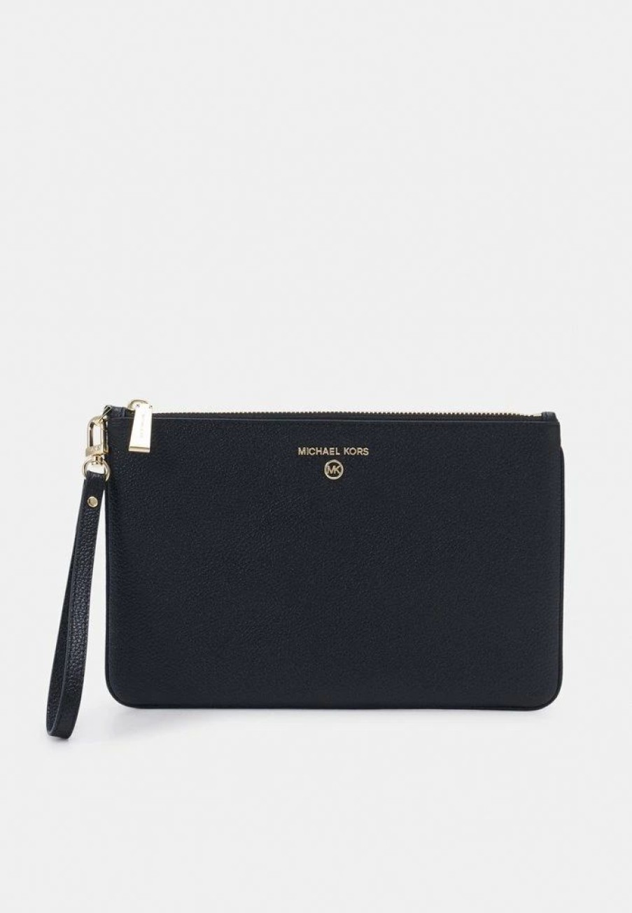 Online Michael Michael Kors Jet Charm Wristlet Clutch Black