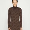 Hot Michael Michael Kors Bold Dress Jumper Dress Chocolate