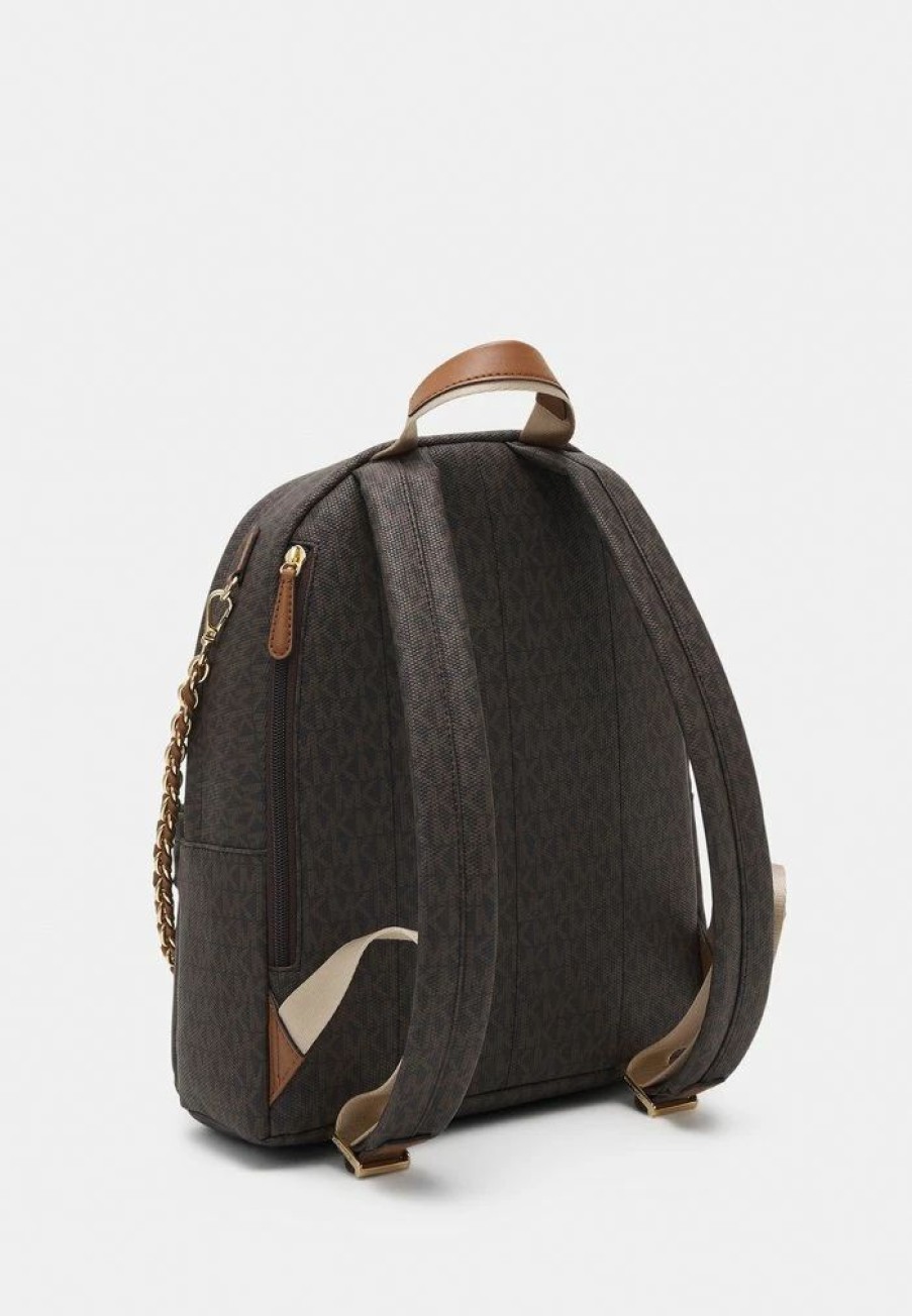 New Michael Michael Kors Slater Backpack Rucksack Brown/Acorn