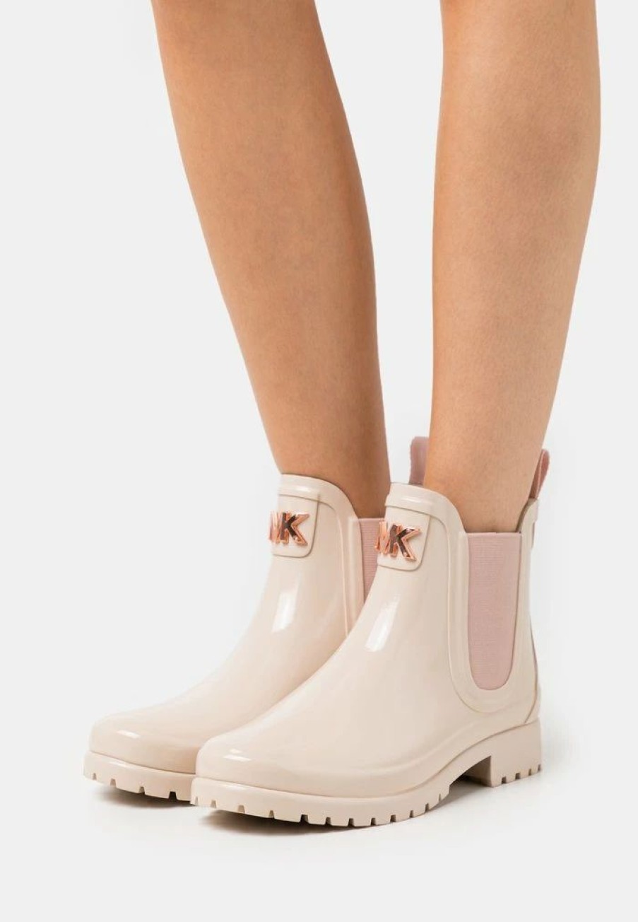 Online Michael Michael Kors Sidney Rain Bootie Wellies Soft Pink