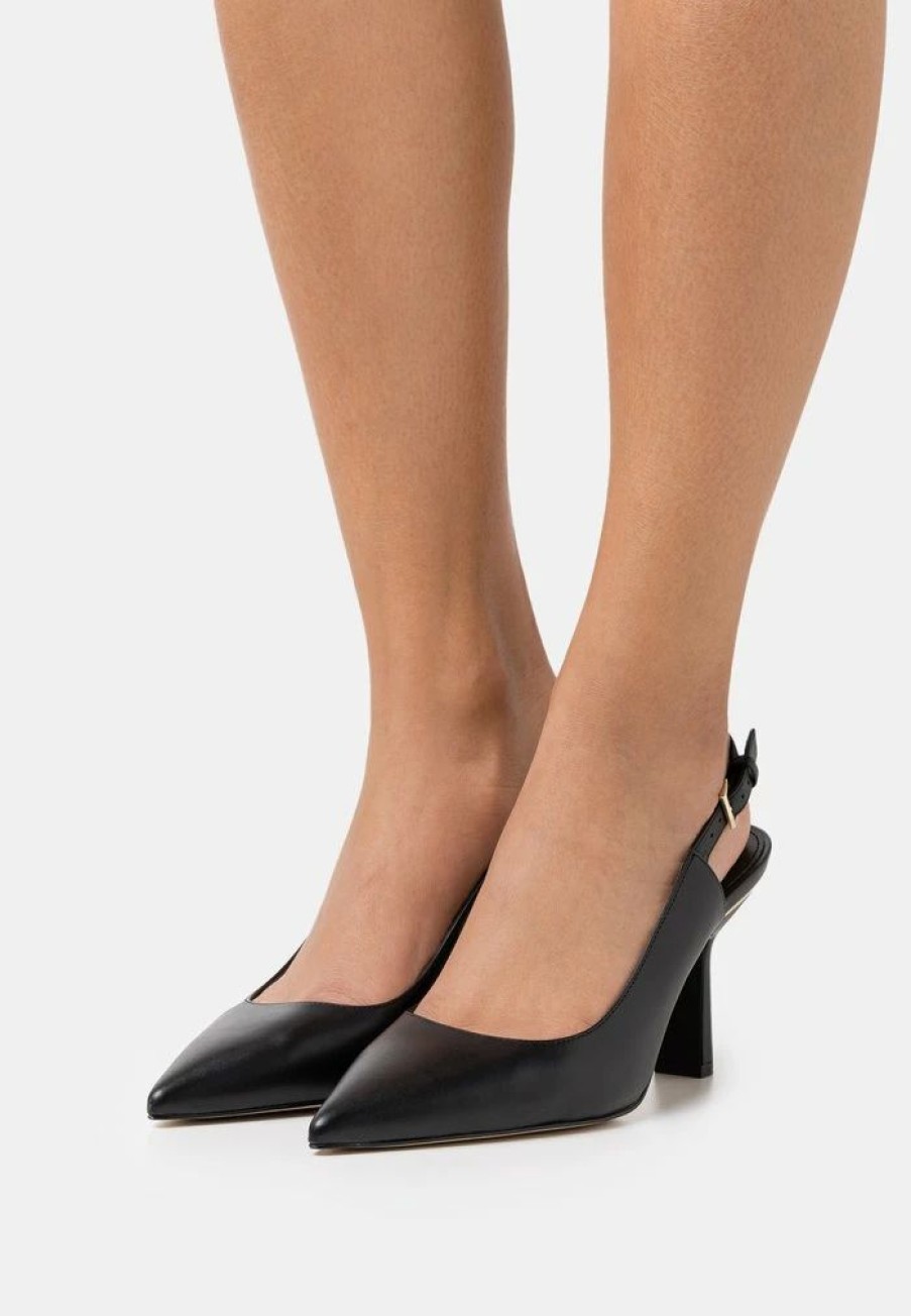 New Michael Michael Kors Cleo Sling Classic Heels Black